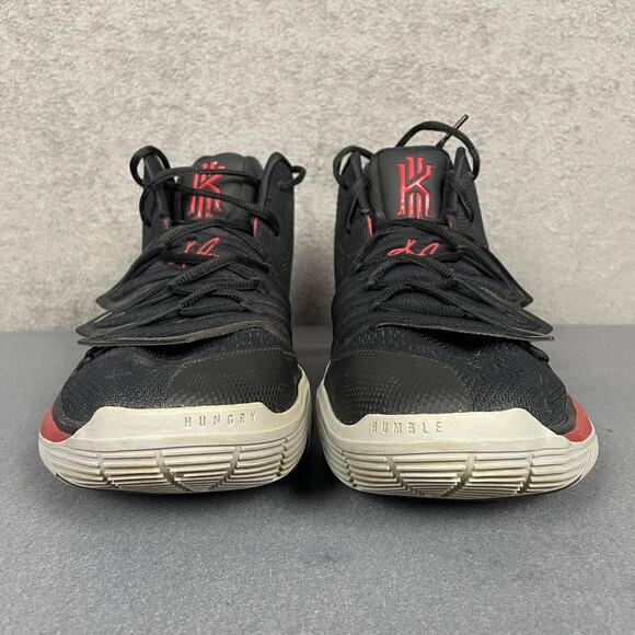 Nike Kyrie 5 Shoes Mens Size 13 Black Red Basketball Sneakers Zoom AO2918-600 - Picture 4 of 16